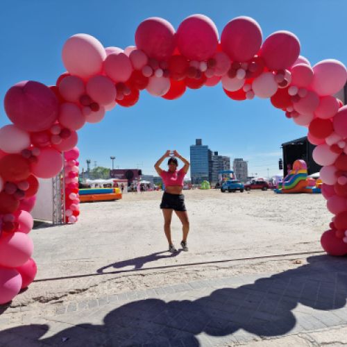 arco de globos para festivales autocines de madrid