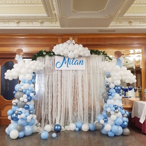 photocall bautizo con globos madrid