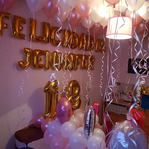 DECORACION 18 CUMPLEAÑOS CON GLOBOS MADRID