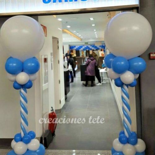 COLUMNAS GLOBOS PARA SAMSUNG MADRID