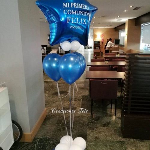 Decoracion globos para comuniones Madrid 42