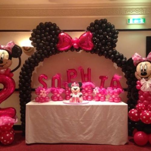 decoracion con globos minnie madrid