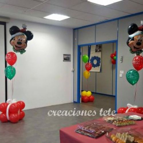 decoraciones con globos para navidad madrid