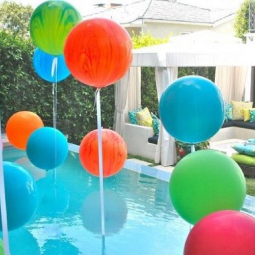 Globos para piscina 1