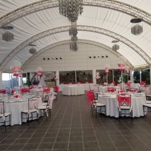 centros de mesa de comuniones para niña