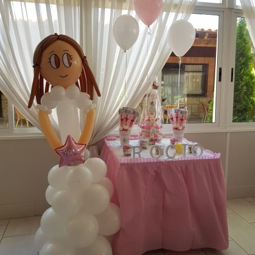 muñeca de globos comunion madrid