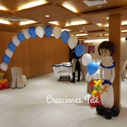 Decoracion globos para comuniones Madrid 40