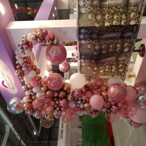 arco organico con globos madrid
