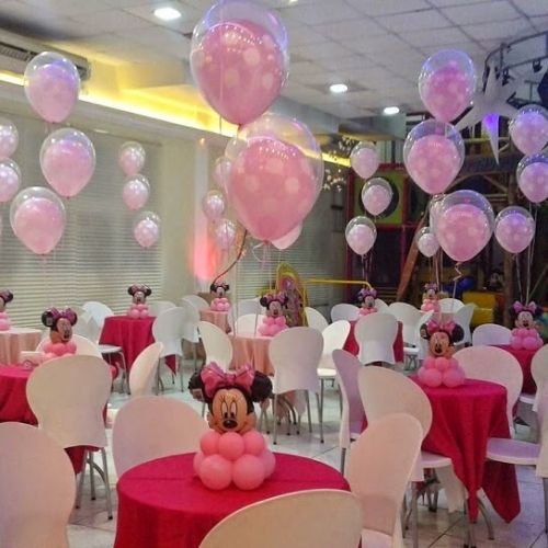 DECORACION CON GLOBOS MINNIE MADRID