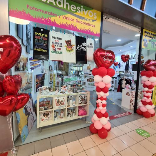 decoracion con globos para san valentin madrid