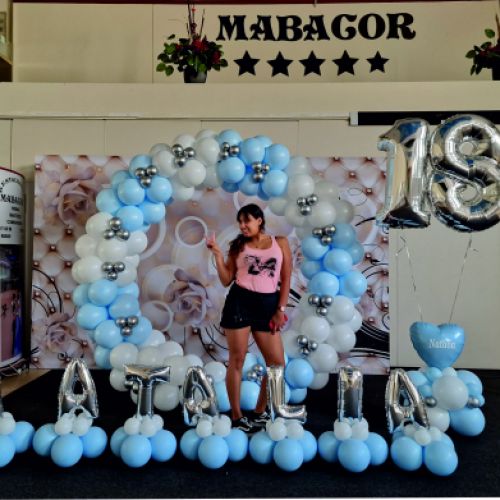 decoracion con globos 18 cumpleaños madrid
