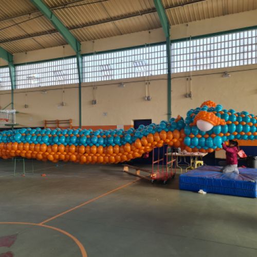 SERPIENTE DE GLOBOS MADRID