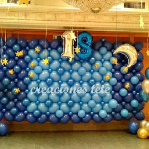 photocall 18 cumpleaños con globos madrid
