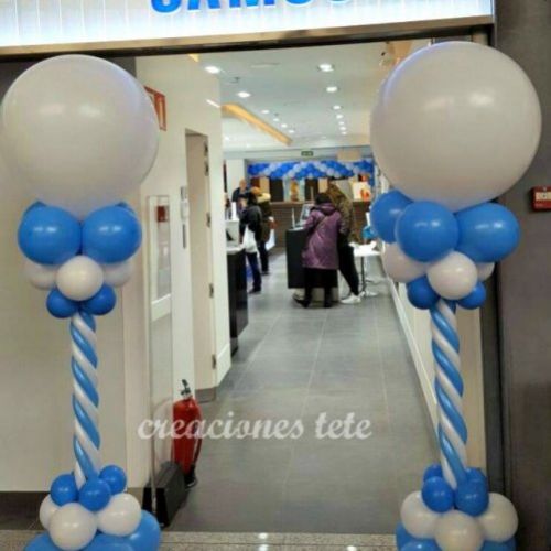 COLUMNAS GLOBOS PARA SAMSUNG MADRID