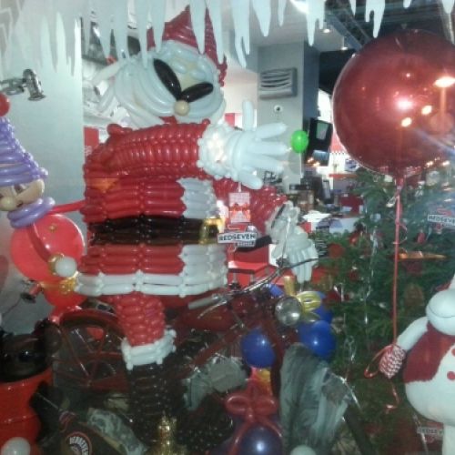 papa noel con globos madrid