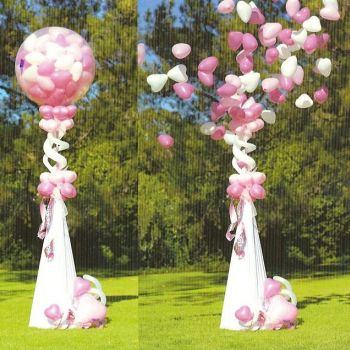 COLUMNA EXPLOSIVA DE GLOBOS PARA BODAS MADRID