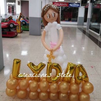 Decoracion globos para comuniones Madrid 35