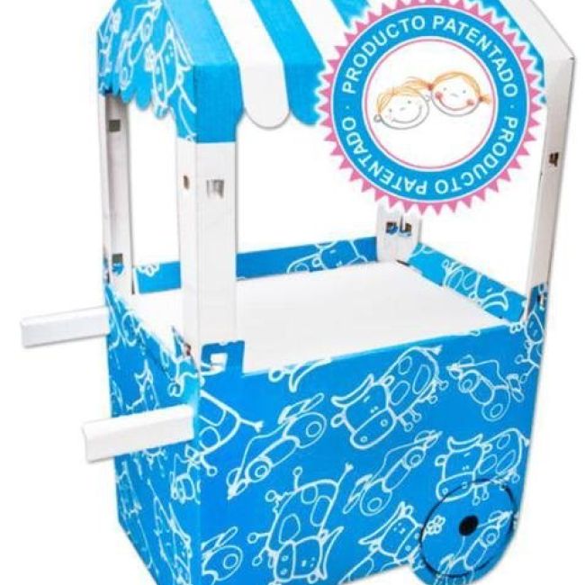 CARRITOCHUCHES AZUL Y BLANCO